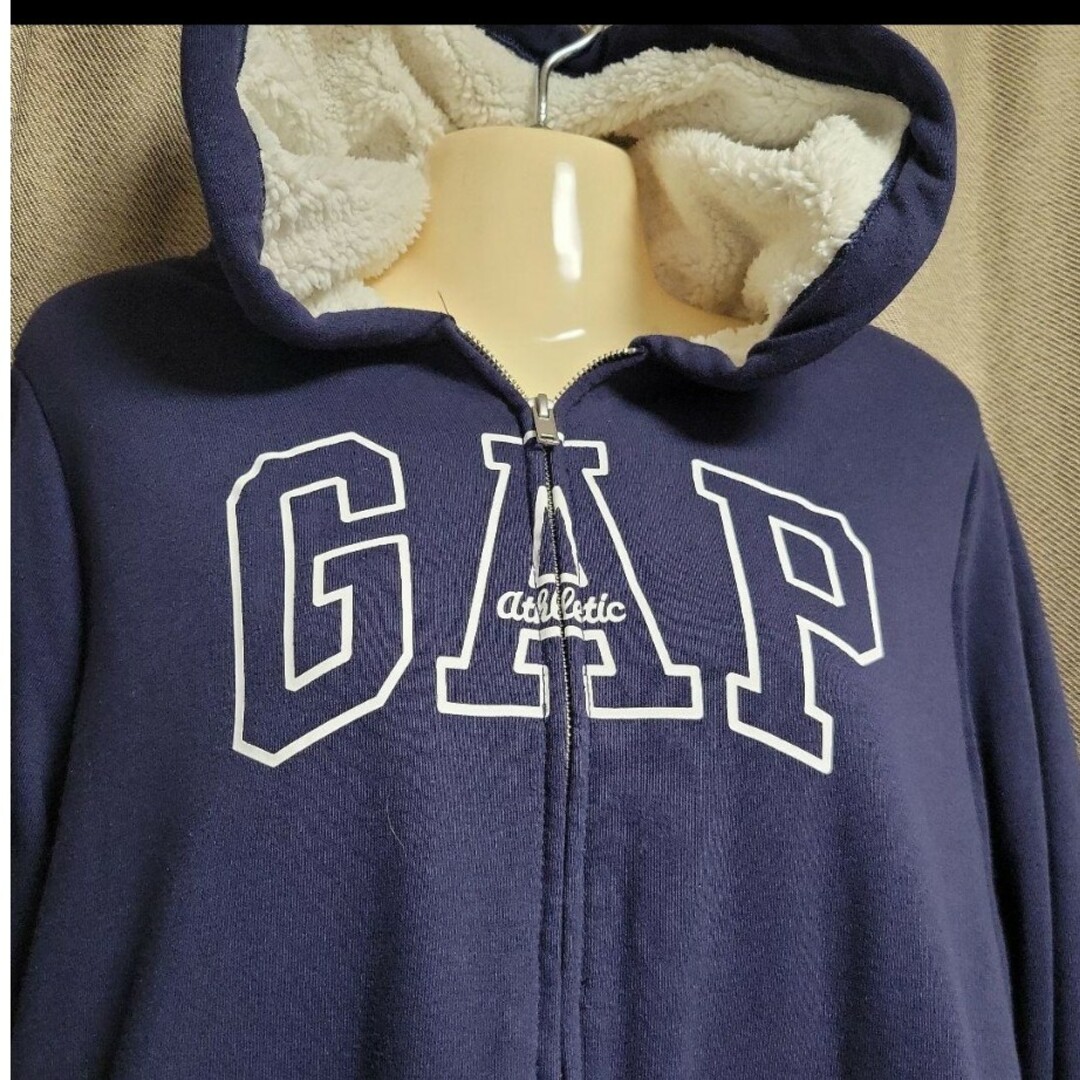 GAP(ギャップ)の●美品♥️GAP裏ボアパーカー　Ｌ レディースのトップス(パーカー)の商品写真