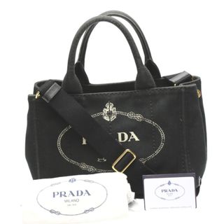 プラダ(PRADA)のプラダ 1BG439 トートバッグ ブラック  PRADA カナパミニ(トートバッグ)