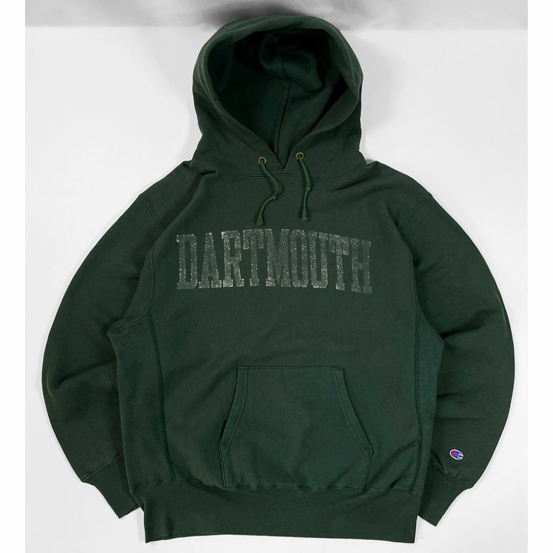 Champion(チャンピオン)の極上◎美品 80s ビンテージ◎トリコタグ DARTMOUTH パーカー 緑 L メンズのトップス(パーカー)の商品写真