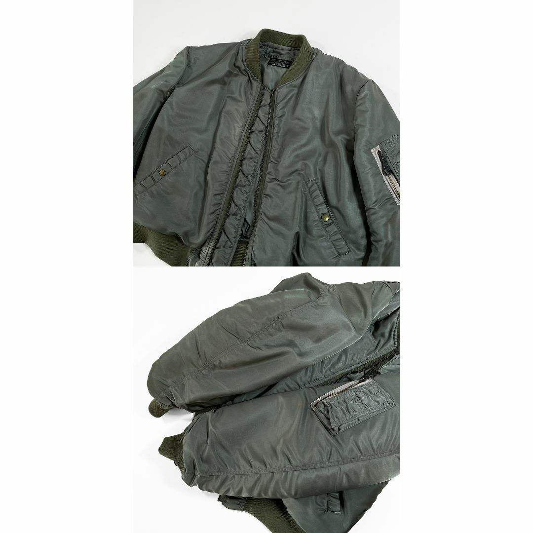 VINTAGE - 極上◎美品 50s USAF 米軍 実物 MA-1 黒タグ M 8279B VINTAGE - 極上◎美品 50s USAF 米軍 実物 MA-1 黒タグ M 8279B