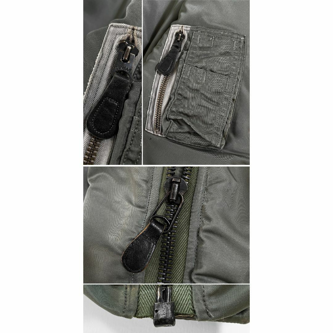 VINTAGE - 極上◎美品 50s USAF 米軍 実物 MA-1 黒タグ M 8279B VINTAGE - 極上◎美品 50s USAF 米軍 実物 MA-1 黒タグ M 8279B
