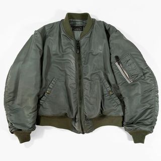 VINTAGE - 極上◎美品 50s USAF 米軍 実物 MA-1 黒タグ M 8279B