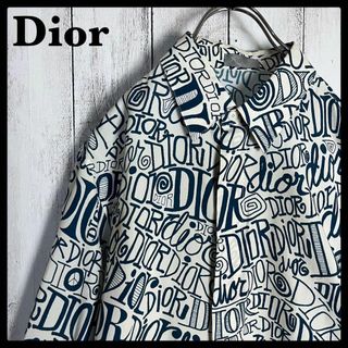 クリスチャンディオール(Christian Dior)の【人気コラボ】ディオール×ステューシー☆総柄入り長袖シャツ 入手困難(シャツ)