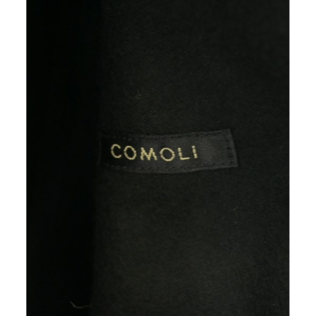 COMOLI(コモリ)のCOMOLI コモリ トレンチコート 3(L位) 黒 【古着】【中古】 メンズのジャケット/アウター(トレンチコート)の商品写真