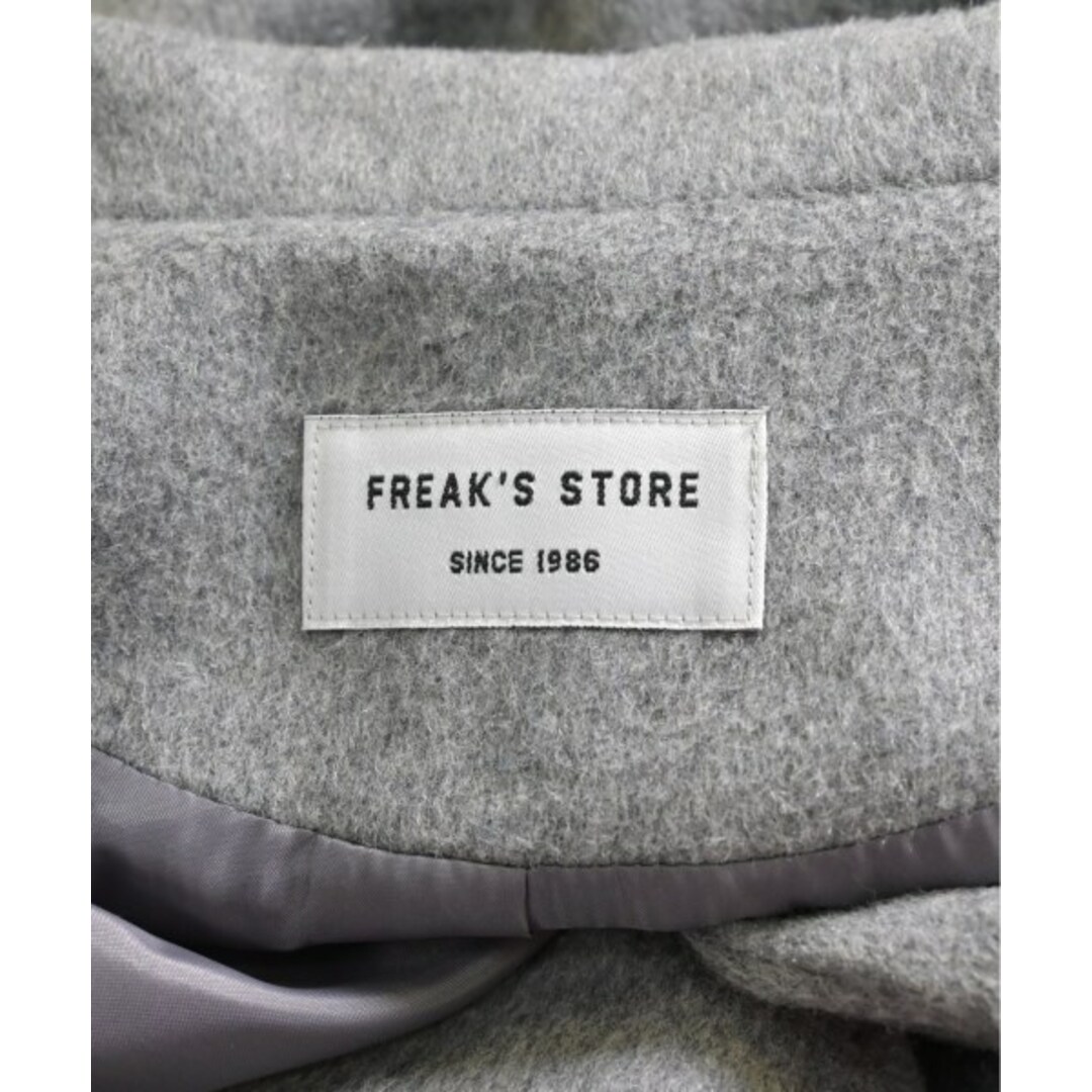 FREAK'S STORE(フリークスストア)のFREAK'S STORE フリークスストア チェスターコート M グレー 【古着】【中古】 レディースのジャケット/アウター(チェスターコート)の商品写真