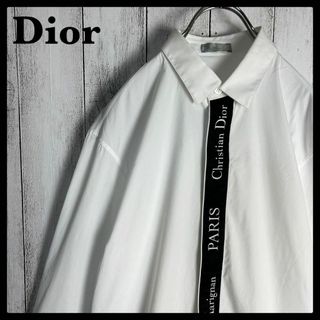クリスチャンディオール(Christian Dior)のクリスチャンディオール☆センターロゴ入り長袖シャツ Atelier アトリエ(シャツ)