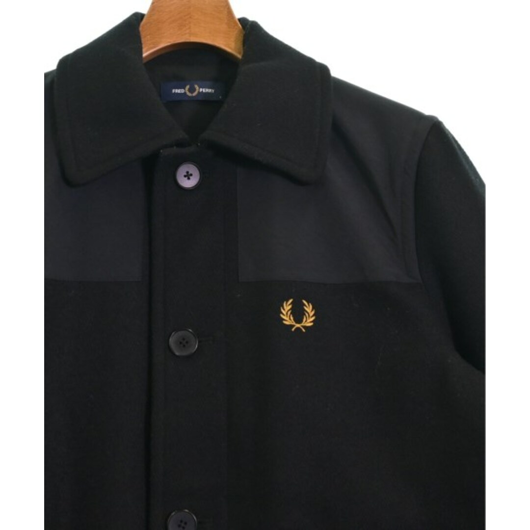 FRED PERRY(フレッドペリー)のFRED PERRY フレッドペリー ブルゾン（その他） S 黒 【古着】【中古】 メンズのジャケット/アウター(その他)の商品写真