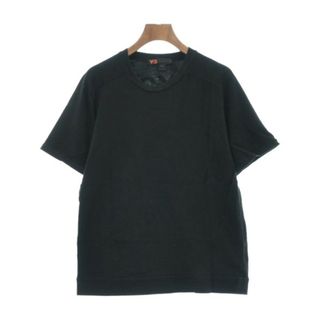 ワイスリー(Y-3)のY-3 ワイスリー Tシャツ・カットソー M 黒 【古着】【中古】(Tシャツ/カットソー(半袖/袖なし))