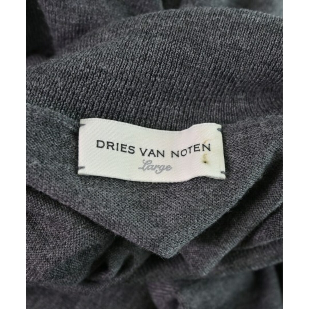 DRIES VAN NOTEN(ドリスヴァンノッテン)のDRIES VAN NOTEN ニット・セーター L グレー 【古着】【中古】 メンズのトップス(ニット/セーター)の商品写真