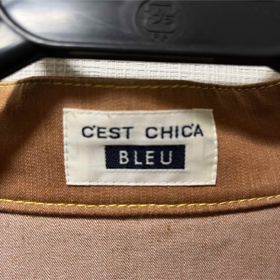 C'est ChiC'a(セシカ)の【CEST CHICA BLEU】　セシカ　ベスト　ユニセックス　フリーサイズ レディースのトップス(ベスト/ジレ)の商品写真