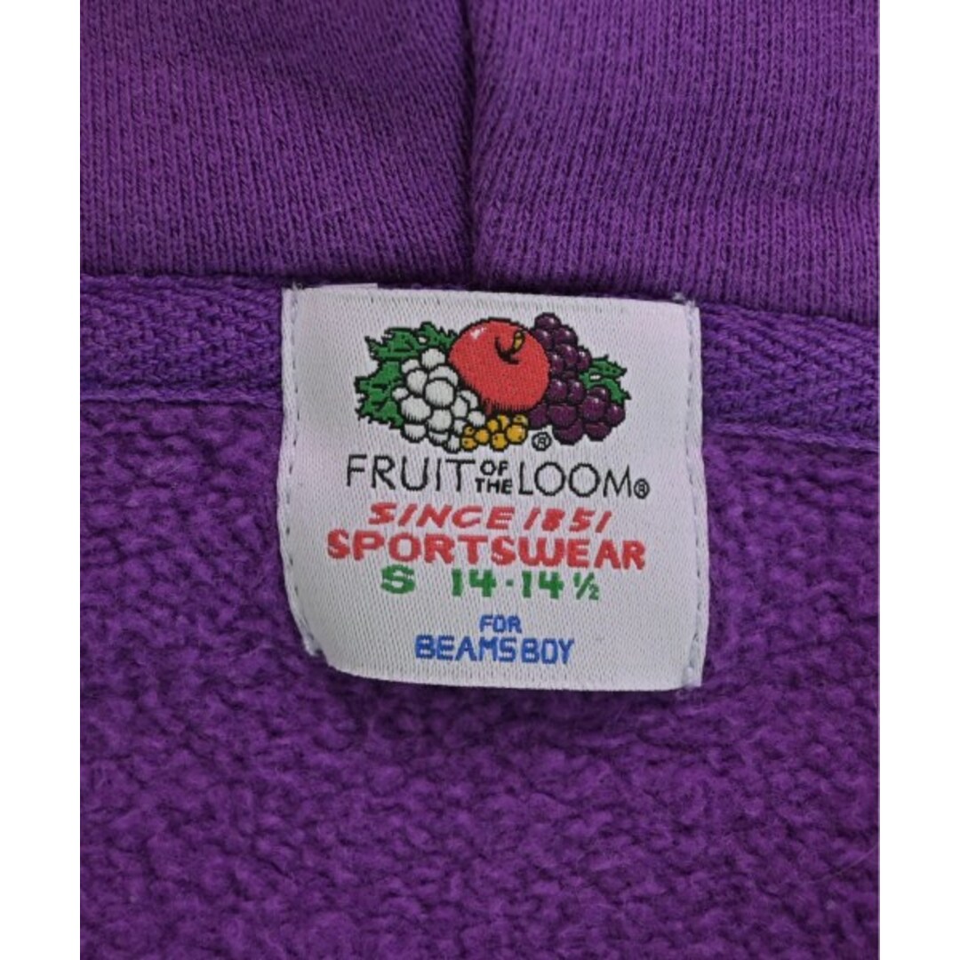 FRUIT OF THE LOOM(フルーツオブザルーム)のFRUIT OF THE LOOM フルーツオブザルーム パーカー S 紫 【古着】【中古】 レディースのトップス(パーカー)の商品写真