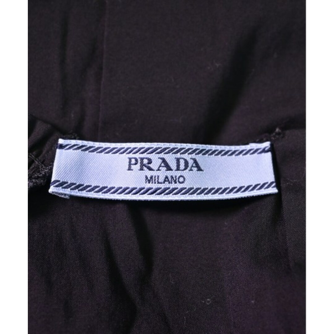 PRADA(プラダ)のPRADA プラダ ブラウス 38(S位) 黒 【古着】【中古】 レディースのトップス(シャツ/ブラウス(長袖/七分))の商品写真