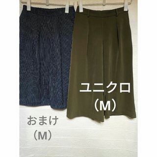 ユニクロ(UNIQLO)の匿名配送＊ユニクロ（M）レディースキュロット（おまけキュロット（M））(キュロット)