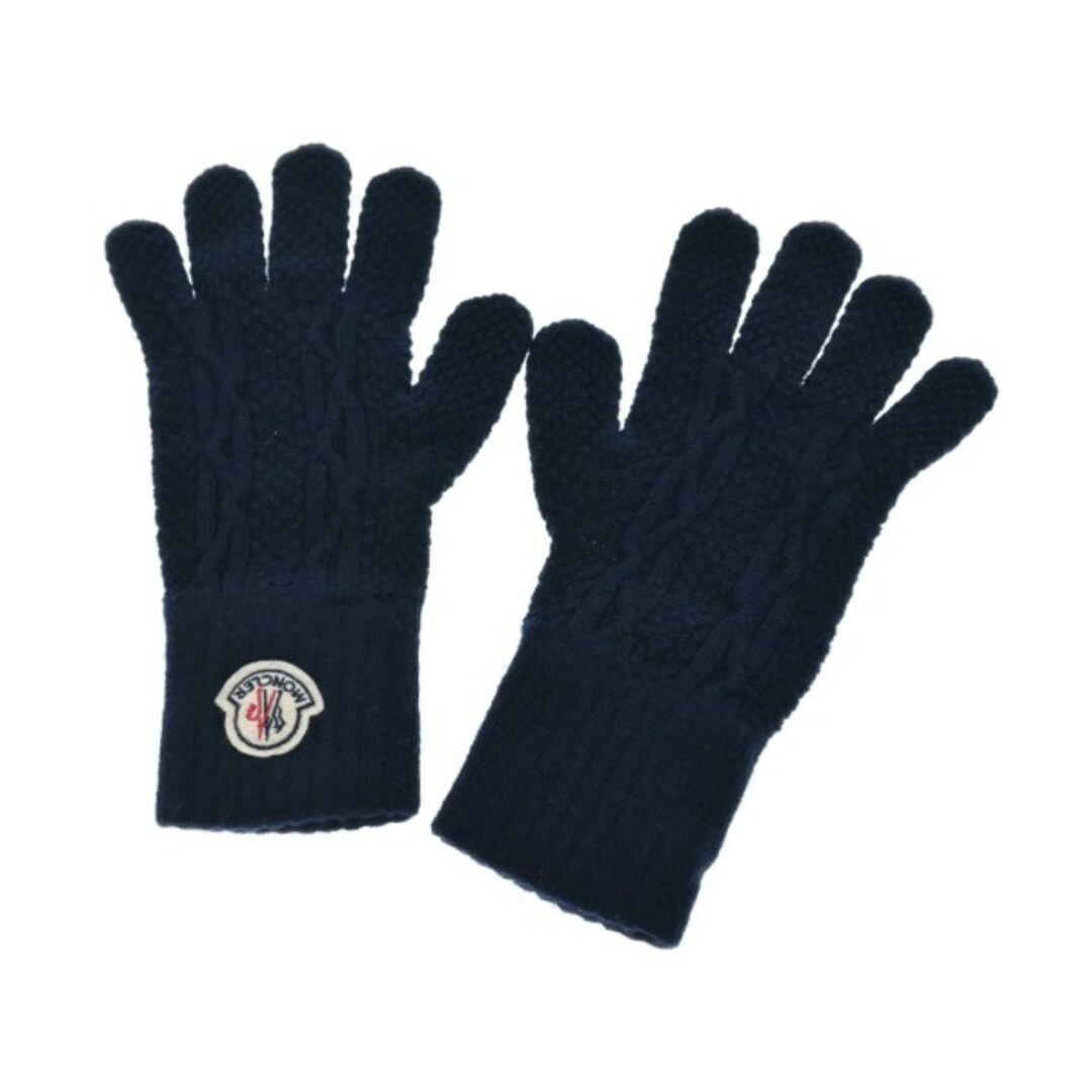 MONCLER(モンクレール)のMONCLER モンクレール 手袋 L 紺 【古着】【中古】 レディースのファッション小物(手袋)の商品写真