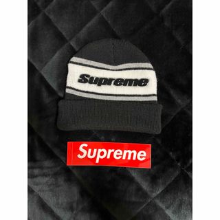 シュプリーム(Supreme)の美品 Supreme 19FW Chenille Stripe Beanie(ニット帽/ビーニー)