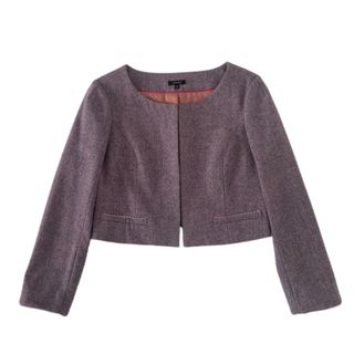 美品★TOCCA アンゴラ混　バックリボンコート　サイズ0 モヘア