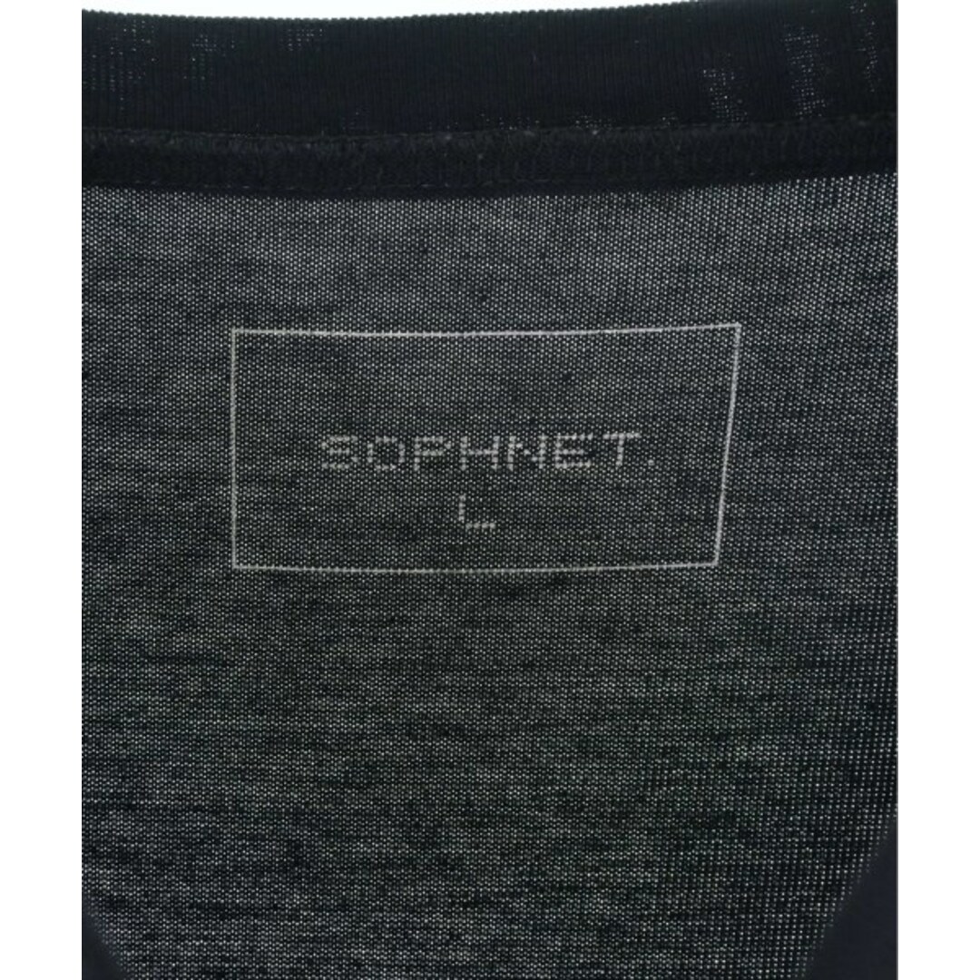 SOPHNET.(ソフネット)のSOPHNET. ソフネット Tシャツ・カットソー L 紺 【古着】【中古】 メンズのトップス(Tシャツ/カットソー(半袖/袖なし))の商品写真