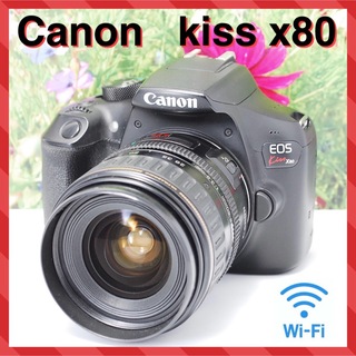 キヤノン(Canon)の❤️スマホ転送OK❤️Canon  EOS kiss x80  レンズキット❤️(デジタル一眼)