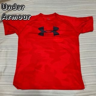 アンダーアーマー(UNDER ARMOUR)のアンダーアーマー　Tシャツ　半袖　ジュニア　XL レッド　スポーツ(Tシャツ/カットソー)