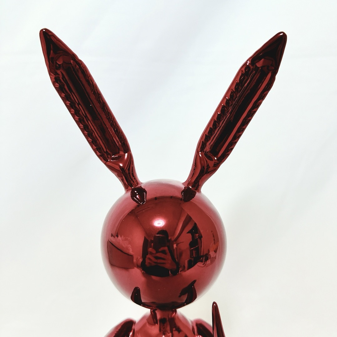 【限定500体】希少 ジェフ・クーンズ JEFF KOONS ラビット レッド エンタメ/ホビーの美術品/アンティーク(彫刻/オブジェ)の商品写真