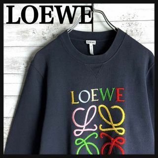 美品 本物 正規品 LOEWE ロエベ メンズ スウェット トレーナー ロゴ M