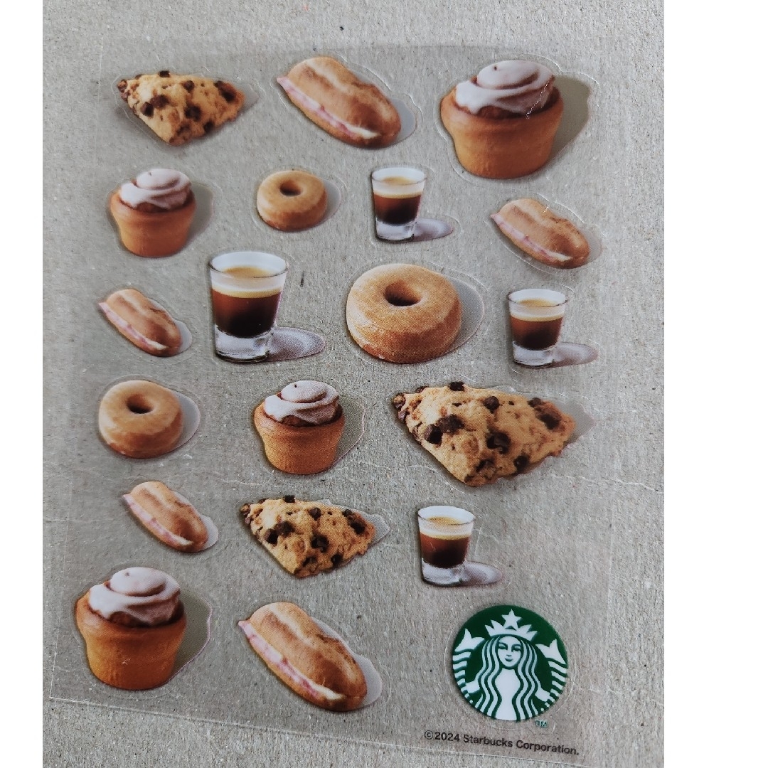 Starbucks Coffee(スターバックスコーヒー)のStarbucksシール2枚セット インテリア/住まい/日用品の文房具(シール)の商品写真