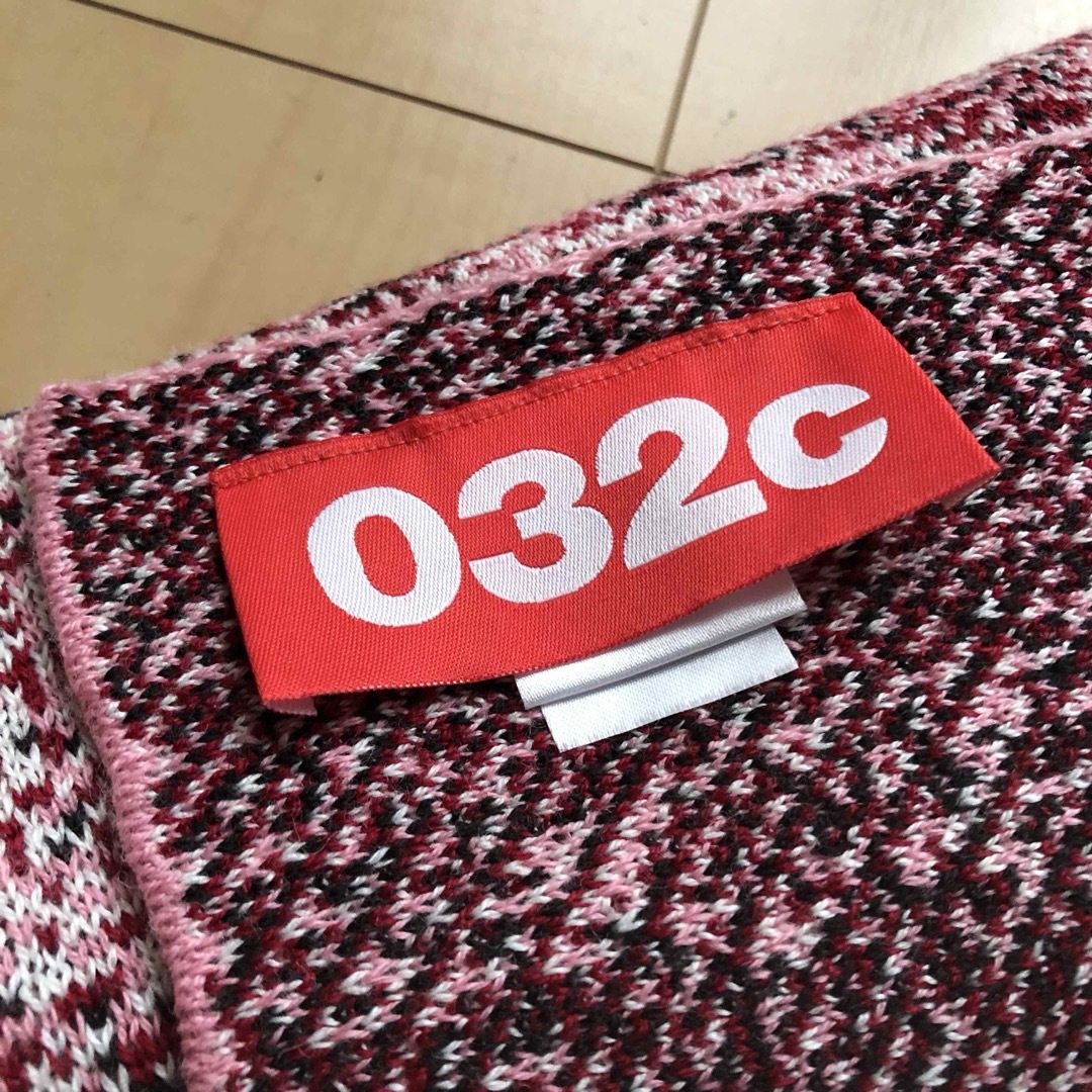 032c Red Barenhetze Throw Big Blanket メンズのアクセサリー(その他)の商品写真