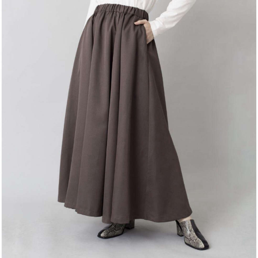 OSMOSIS(オズモーシス)のオズモーシス　フレアロングスカート レディースのスカート(ロングスカート)の商品写真