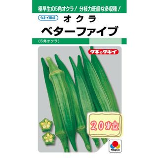 野菜の種【オクラ】ベターファイブ①(野菜)