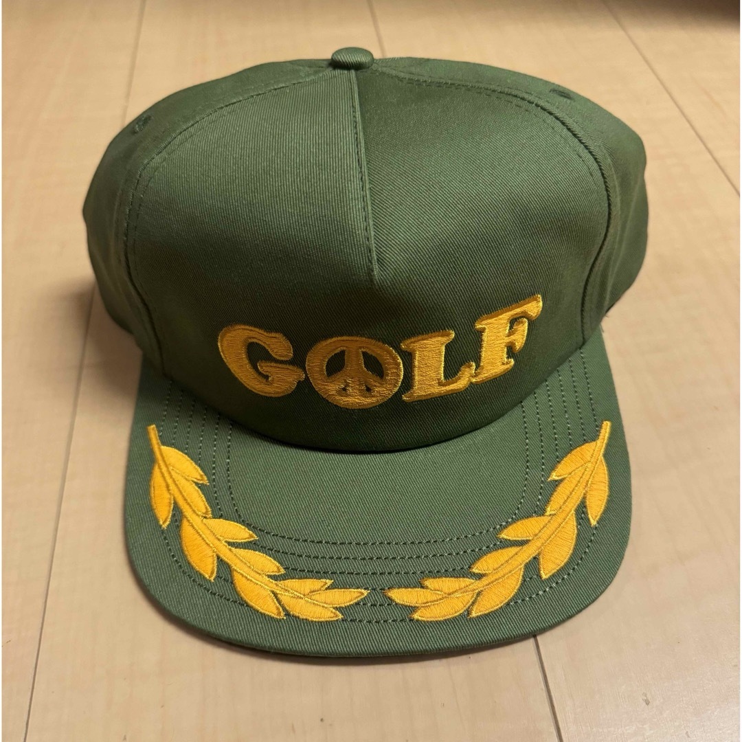 新品 GOLF WANG PEACE 5 PANEL HAT GREEN メンズの帽子(キャップ)の商品写真