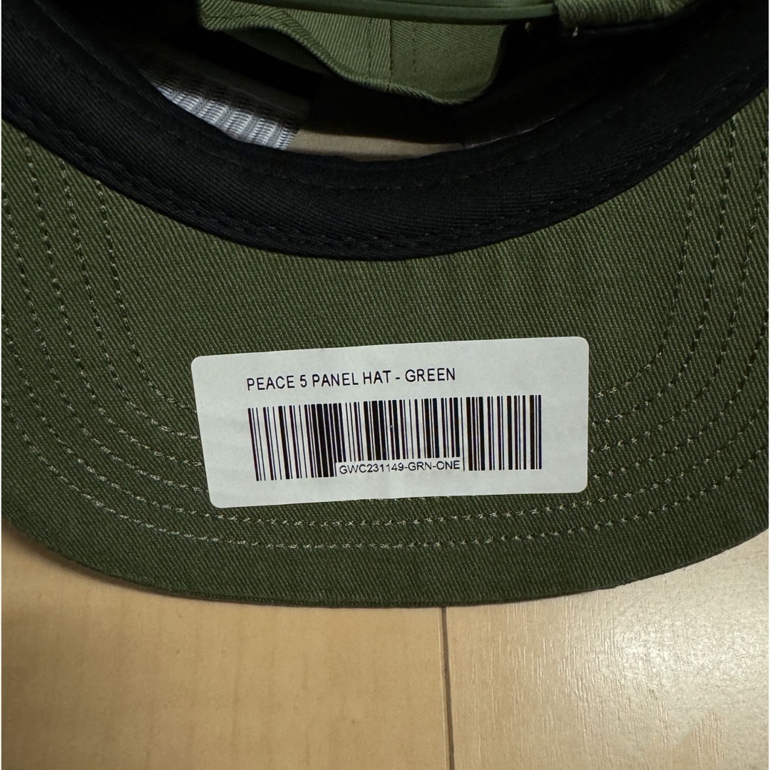新品 GOLF WANG PEACE 5 PANEL HAT GREEN メンズの帽子(キャップ)の商品写真