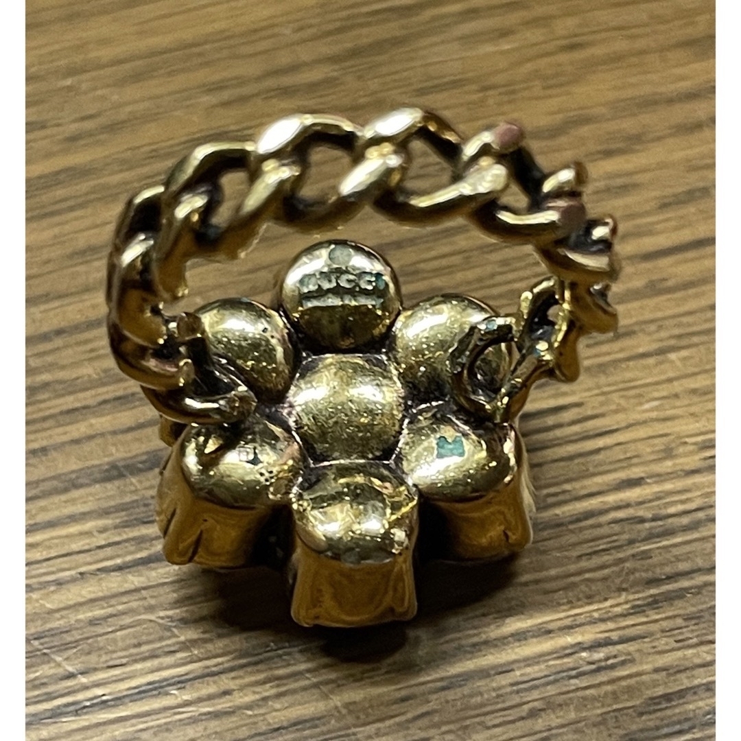 Gucci(グッチ)のGucci クリスタル ダブルG リング レディースのアクセサリー(リング(指輪))の商品写真