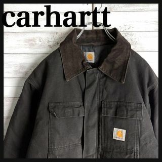 カーハート(carhartt)の8329【人気デザイン】カーハート☆襟コーデュロイジャケット　入手困難　希少(ブルゾン)