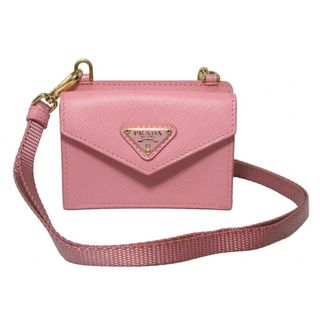 プラダ(PRADA)のPRADA カードケース ストラップ付き 1TL404 QHH F0442(名刺入れ/定期入れ)