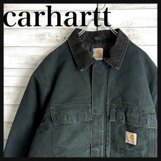 カーハート(carhartt)の8434【襟コーデュロイ】カーハート☆ワンポイントダック地ジャケット　入手困難(ブルゾン)