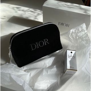 ディオール(Dior)のDiorノベルティ オリジナルポーチ​と香水ミニチュアサイズ  (ポーチ)