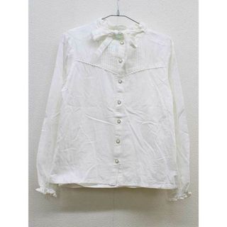 リンジィ(Lindsay)の【春物 新入荷!】▽リンジィ/lindsay▽160cm 長袖ブラウス×タンクトップセット 白【中古】子供服 キッズ kids ジュニア 女の子 春 tops 402042(シャツ/カットソー)