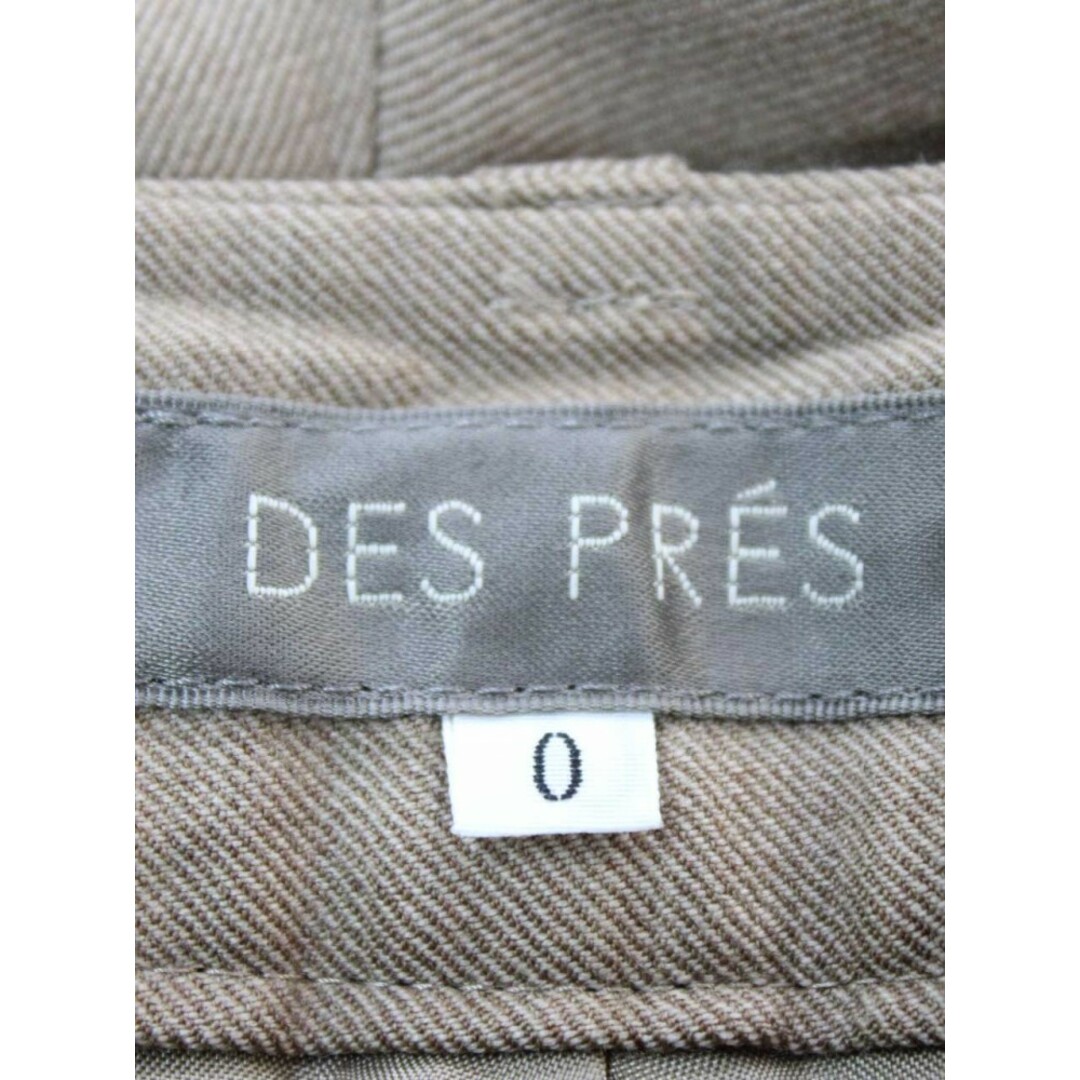 DES PRES(デプレ)の【春物 新入荷】‡DES PRES/デ・プレ‡ロールアップクロップドパンツ/クロップド丈 ライトブラウン/薄茶色 レディース 0【中古】春秋 021042 レディースのパンツ(その他)の商品写真