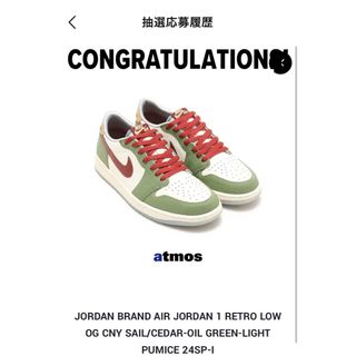 新品未使用　Nike AJ1 Low OG Chinese New Year(スニーカー)