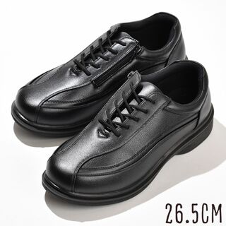 ウォーキングシューズ 26.5cm メンズ 靴 シューズ ブラック 幅広 3E(ドレス/ビジネス)