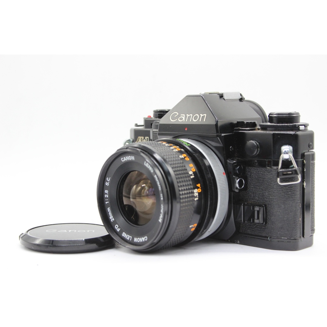 訳あり品】 キャノン Canon A-1 ブラック FD 28mm F2.8 S.C. ボディ