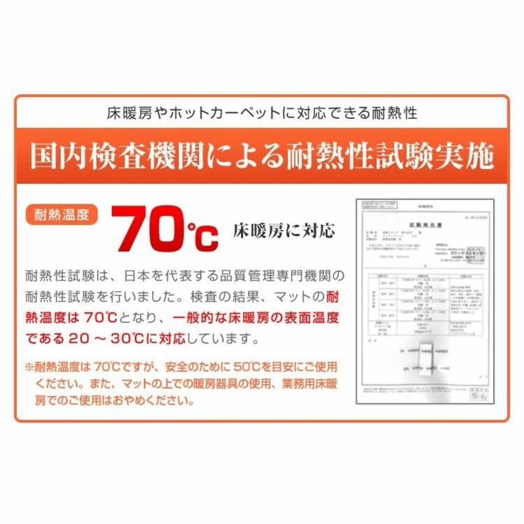 新品★ジョイントマット コルク 45cm 24枚 約3畳【 床暖房対応】p インテリア/住まい/日用品のラグ/カーペット/マット(その他)の商品写真