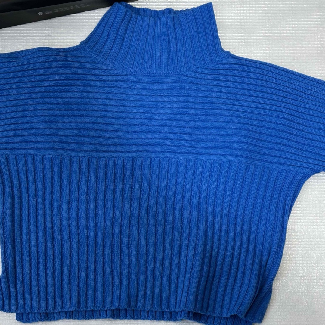 ロペピクニック　タートルネック　ニット　セーター　ブルー　青 レディースのトップス(ニット/セーター)の商品写真