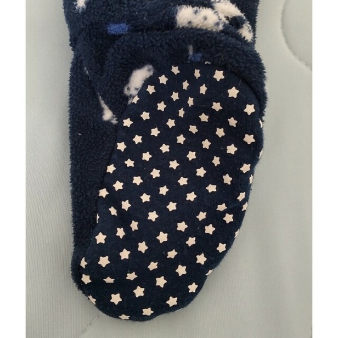 ユニクロ　フリース素材ロンパース キッズ/ベビー/マタニティのベビー服(~85cm)(ロンパース)の商品写真