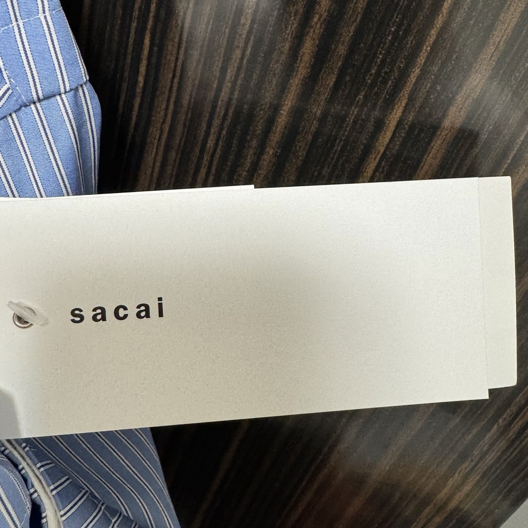 sacai(サカイ)の新品　sacai 23ss Thomas Mason コットンプポプリンシャツ メンズのトップス(シャツ)の商品写真