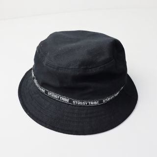 ステューシー STUSSY バケットハット/ブラック 帽子 TRIBE【2400013700870】