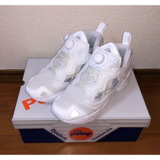 リーボック(Reebok)の23.5cm 美品 REEBOK INSTA PUMP FURY 95 ホワイト(スニーカー)