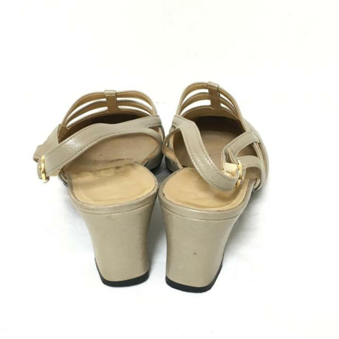 ギンザヨシノヤ サンダル 23 1/2 - レザー レディースの靴/シューズ(サンダル)の商品写真