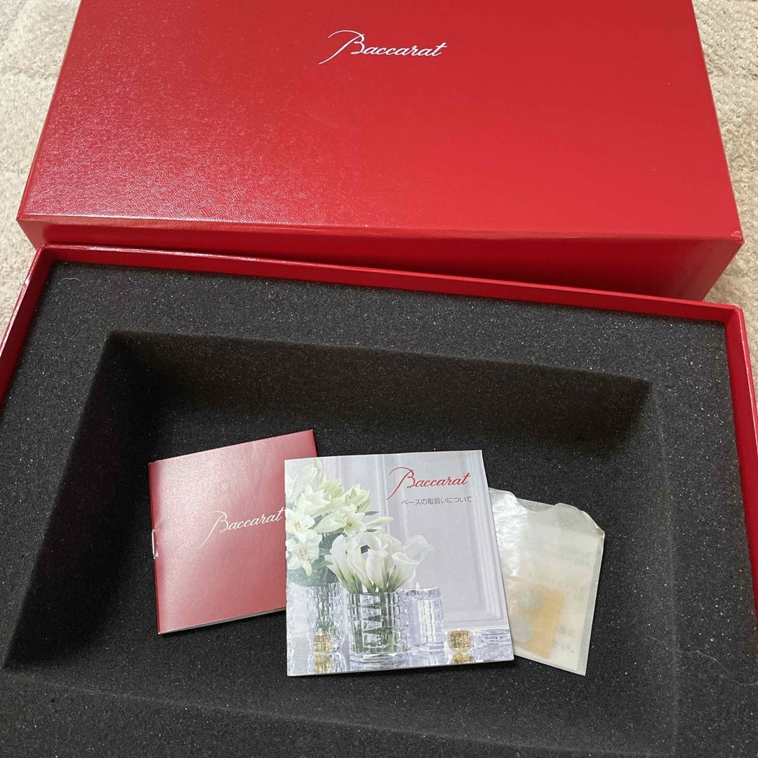 Baccarat - バカラ 花瓶 ルクソール フラワーベース スクエア の Baccarat - バカラ 花瓶 ルクソール フラワーベース スクエア の