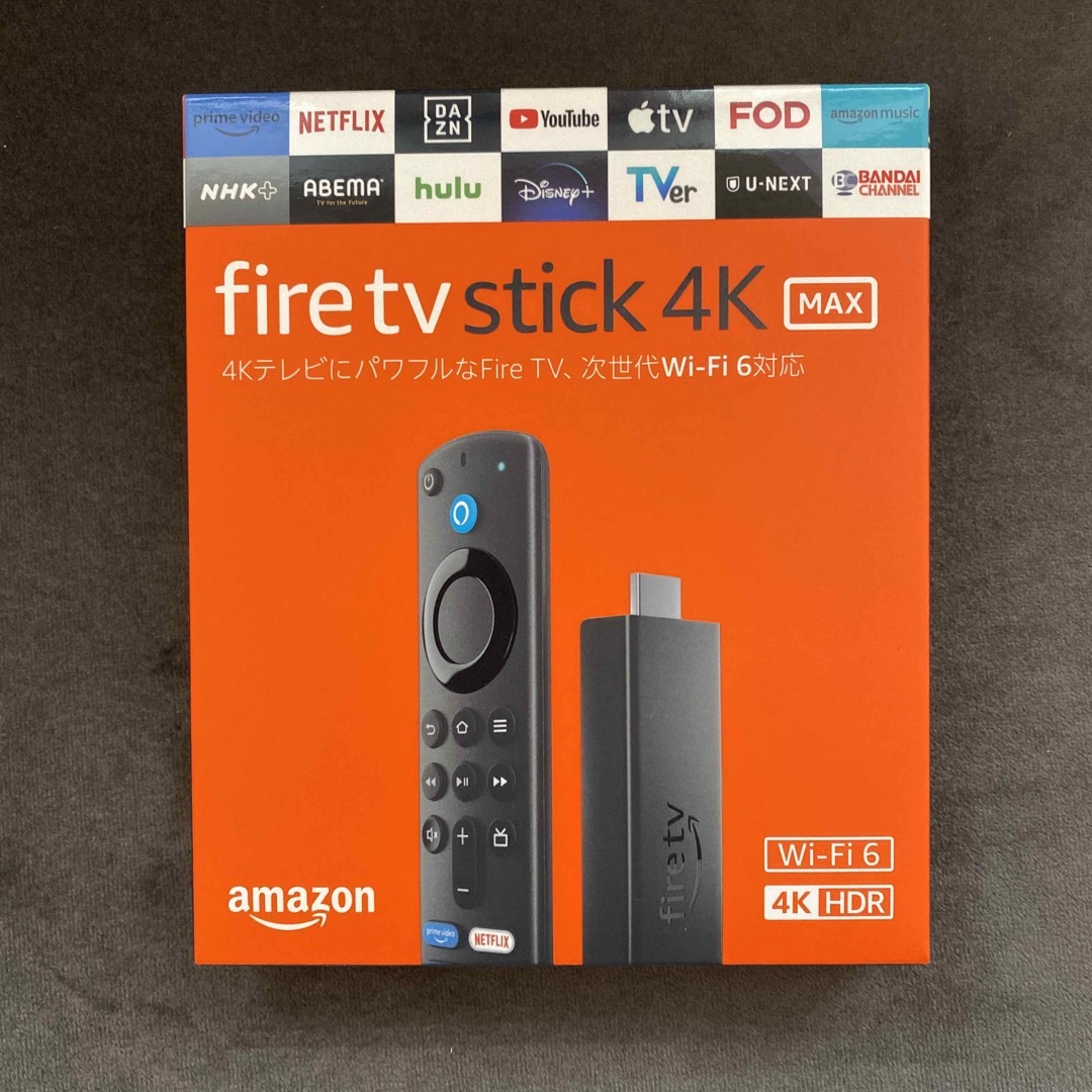 Amazon(アマゾン)の【新品未開封】Fire TV Stick 4K Max B0BQVVBSNB スマホ/家電/カメラのテレビ/映像機器(その他)の商品写真